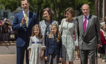 Τέως βασιλιάς Κωνσταντίνος: Σύσσωμη η βασιλική οικογένεια της Ισπανίας στην κηδεία του