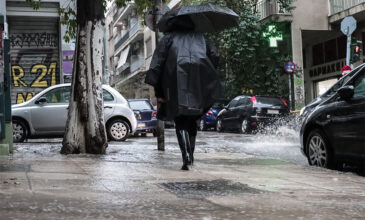 Καιρός: Άστατος στο μεγαλύτερο μέρος της χώρας – Όμβροι, βροχές και σποραδικές καταιγίδες