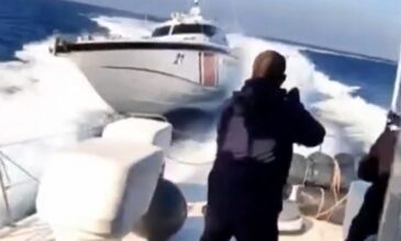 Βίντεο ντοκουμέντο με τουρκική ακταιωρό να προσπαθεί να εμβολίσει σκάφος του Λιμενικού στο Φαρμακονήσι