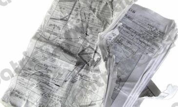 Πτώση F-4 στην Ανδραβίδα: Φωτογραφία ντοκουμέντο από τον χάρτη του μοιραίου Phantom