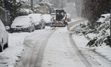 Κακοκαιρία Barbara: Η χιονοκάλυψη έφθασε στο 20% της χερσαίας έκτασης της Ελλάδας