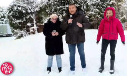 Ο Γιώργος Λιάγκας στα χιόνια: «Στον ΑΝΤ1 έχουμε έρθει οι μισοί»