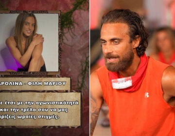 Survivor: Η Καρολίνα Καλύβα επικοινώνησε με τον Μάριο Πρίαμο και «πέρασε» το μήνυμα