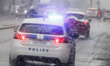 Λαμία: Πυροσβέστες και αστυνομικοί έσωσαν μωρό 11 μηνών εν μέσω χιονόπτωσης