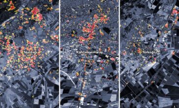 Βιβλική καταστροφή σε Τουρκία και Συρία: Εικόνες και δεδομένα της NASA από το μέγεθος και την έκταση των ζημιών