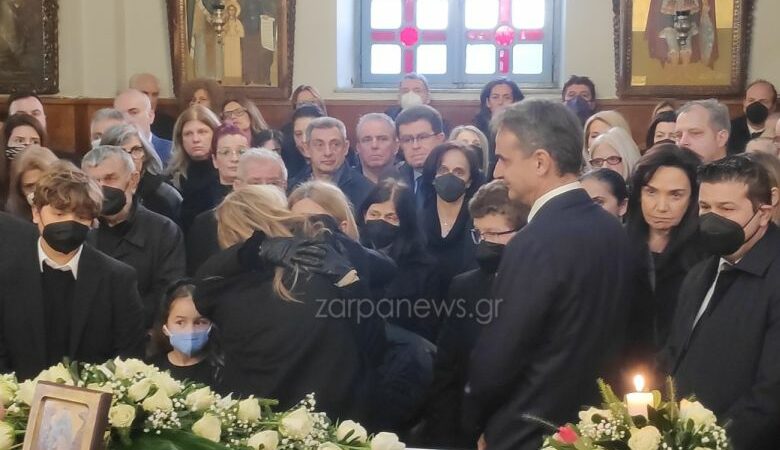 Χανιά: Παρουσία του πρωθυπουργού η κηδεία του Μανούσου Βολουδάκη