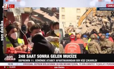 Τουρκία: Μία ακόμη διάσωση – Μια 17χρονη ανασύρθηκε ζωντανή 248 ώρες μετά τον σεισμό