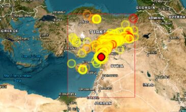 Σεισμός 6,3 Ρίχτερ στα σύνορα Τουρκίας-Συρίας