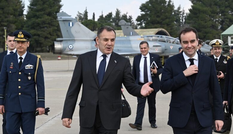 Στην βάση των Rafale στην Τανάγρα οι υπουργοί Άμυνας Ελλάδας και Γαλλίας