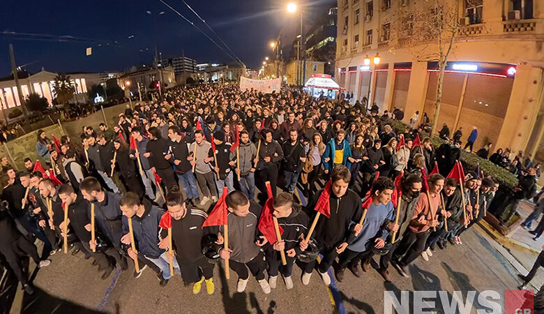 Νέα συγκέντρωση στα Προπύλαια για την τραγωδία στα Τέμπη – Δείτε εικόνες του news