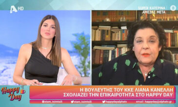 Λιάνα Κανέλλη: «Φαντάζεστε να έρθει ο Ηλίας Κασιδιάρης μέσα στην Βουλή και να τον πλακώσω στα χαστούκια;»