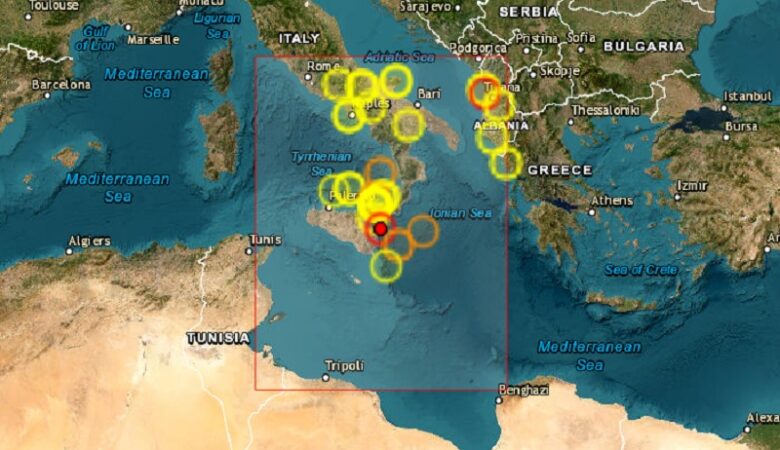 Ισχυρός σεισμός στην Κατάνια της Ιταλίας