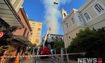 Φωτιά στην Αιόλου: Φόβοι κατάρρευσης του εγκαταλελειμμένου κτηρίου – Δείτε εικόνες του news