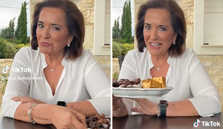 Ντόρα Μπακογιάννη: Άνοιξε λογαριασμό στο TikTok και κερνάει τους followers της… σοκολατάκια