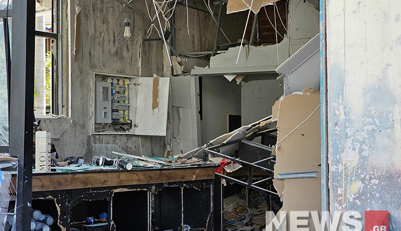 Έκρηξη στο Νέο Ηράκλειο: Η βόμβα στην καφετέρια άνοιξε κρατήρα βάθους 15 εκατοστών
