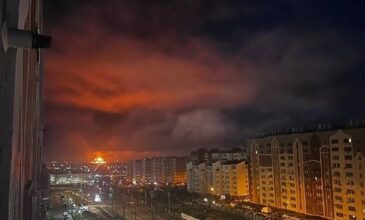 Πόλεμος στην Ουκρανία: Φωτιά σε δεξαμενή καυσίμων στην Κριμαία – Πιθανόν από επίθεση με drone