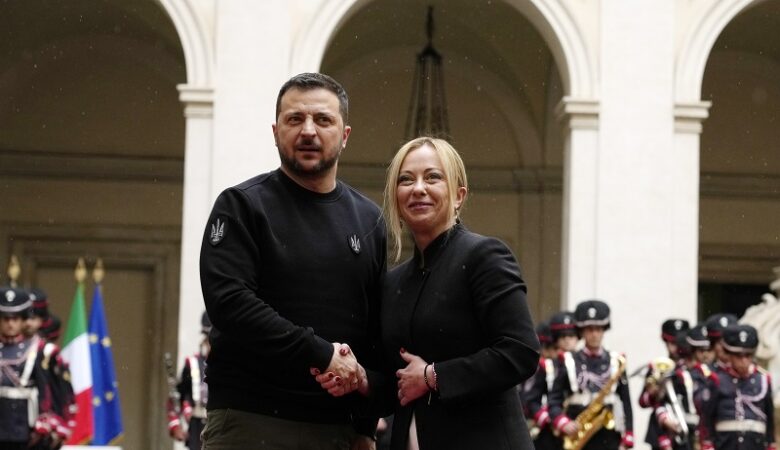 Ζελένσκι: «Η Ιταλία στον πόλεμο αυτό συντάσσεται με την πλευρά την αλήθειας»