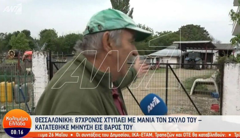 Στο Αυτόφωρο ο άνδρας που κακοποίησε σκύλο στον Λαγκαδά Θεσσαλονίκης
