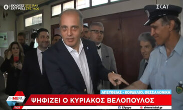 Εκλογές 2023: Στη Θεσσαλονίκη ψήφισε ο Κυριάκος Βελόπουλος – «Ακαταδίωκτο για εμάς, δεν υπάρχει»