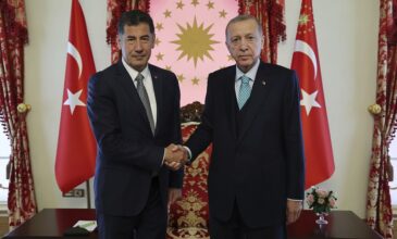 Τουρκία: Ερντογάν στηρίζει στον β΄ γύρο των προεδρικών εκλογών ο Σινάν Ογάν
