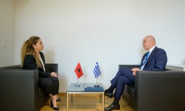 Το ζήτημα της κράτησης του Φρέντι Μπελέρη έθεσε ο Δένδιας στην υπουργό Εξωτερικών της Αλβανίας
