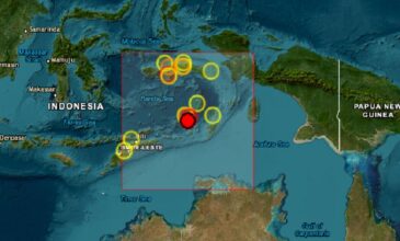 Ισχυρός σεισμός 6,2 Ρίχτερ στις Μολούκες νήσους της Ινδονησίας
