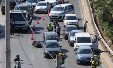 Φρικτό τροχαίο δυστύχημα στην παραλιακή: Μηχανή τράκαρε με 7 αυτοκίνητα – Ο αναβάτης σκοτώθηκε επί τόπου