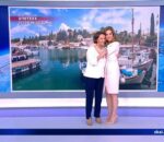 Εύα Αντωνοπούλου: Είπε αντίο στον ΣΚΑΪ και έδωσε την… σκυτάλη στην Ρένα Φλυντζάνη – Η αγκαλιά με τη Χριστίνα Σούζη
