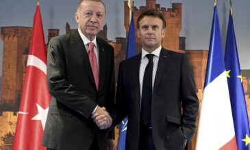 Τηλεφωνική συνομιλία Ερντογάν-Μακρόν για τη Συρία