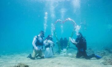 Γάμος α λα…«Μικρή Γοργόνα» στην Αλόννησο: Εντυπωσιάζουν οι υποβρύχιες φωτογραφίες
