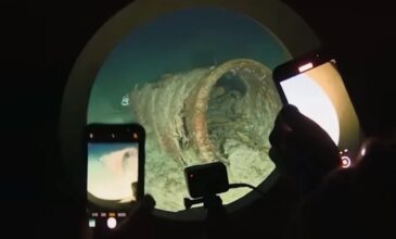 Μέσα στο υποβρύχιο που εξαφανίστηκε στο ναυάγιο του Τιτανικού – Δείτε βίντεο