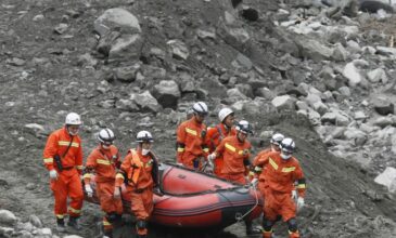 Κίνα: Τέσσερις νεκροί και τρεις αγνοούμενοι από κατολισθήσεις στην επαρχία Σετσουάν