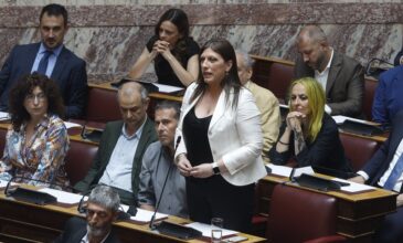 Ζωή Κωνσταντοπούλου: Δέχθηκα bullying στη Βουλή από την Κοινοβουλευτική Ομάδα της ΝΔ