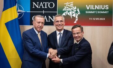 «Πράσινο φως» από τον Ερντογάν για την ένταξη της Σουηδίας στο ΝΑΤΟ – Για «ιστορικό βήμα» έκανε λόγο ο Στόλτενμπεργκ
