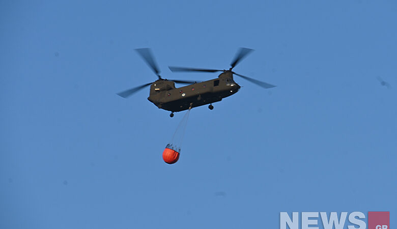 Βίντεο με τα Chinook που επιχειρούν στα Δερβενοχώρια