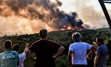 Μαίνονται οι πυρκαγιές σε Δυτική Αττική, Λουτράκι και Ρόδο – Έρχεται βοήθεια από Ρουμανία, Σλοβακία και Πολωνία