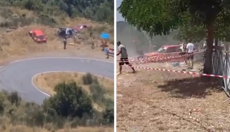 Βίντεο από τα δύο ατυχήματα στους αγώνες ταχύτητας στη Δημητσάνα – Πέντε οι τραυματίες