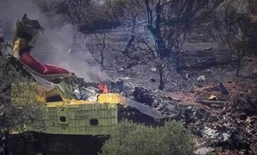 Συντριβή Canadair στην Εύβοια: «Δεν είχαν κανένα περιθώριο ζωής οι πιλότοι»