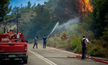 Ροδόπη: Σε εξέλιξη η κατάσβεση της πυρκαγιάς στην Άνω Δροσίνη – Μήνυμα για εκκένωση των περιοχών Μέγα Πιστό και Μίσχο