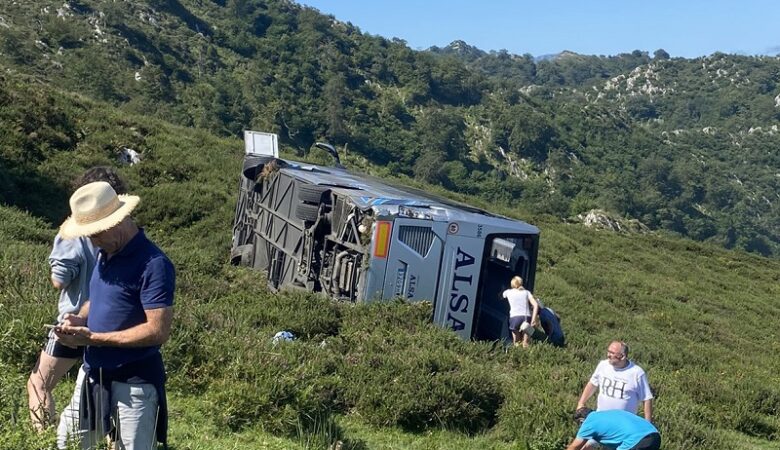 Ισπανία: Δέκα τραυματίες σε τροχαίο με τουριστικό λεωφορείο