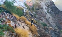 Σαντορίνη: Άνδρας έπεσε σε βραχώδη περιοχή στην καλδέρα στην Οία
