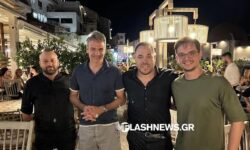 Στο Ενετικό λιμάνι των Χανίων ο Κυριάκος Μητσοτάκης