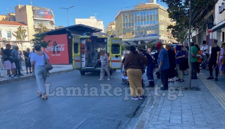 Ασυνείδητος οδηγός στη Λαμία παρέσυρε πεζή ηλικιωμένη και μηχανάκι ντελίβερι και εξαφανίσθηκε