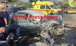 Ουρές χιλιομέτρων λόγω καραμπόλας έξι αυτοκινήτων στην εθνική οδό Αθηνών-Λαμίας