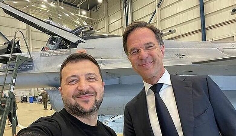 «Ιστορική συμφωνία» χαρακτηρίζει τη μεταφορά των F-16 από την Ολλανδία και τη Δανία στη χώρα του ο Ζελένσκι