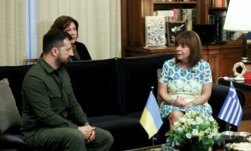 Συνάντηση της ΠτΔ με τον Πρόεδρο της Ουκρανίας – Σακελλαροπούλου: Η Ελλάδα θα συνεχίσει να στηρίζει την Ουκρανία