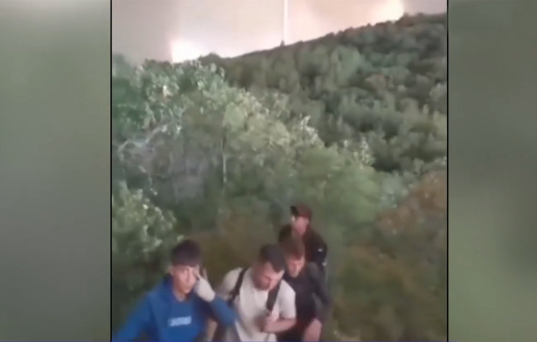 Συγκλονιστικό βίντεο με την απόγνωση των 18 μεταναστών που απανθρακώθηκαν να είναι εγκλωβισμένοι στις φλόγες
