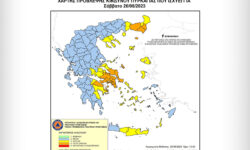 Υψηλός κίνδυνος πυρκαγιάς αύριο για Στερεά Ελλάδα, Αττική, Πελοπόννησο, Ανατολική Μακεδονία και Θράκη