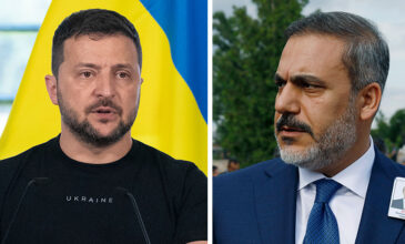 Ο Ζελένσκι και ο Τούρκος υπουργός Εξωτερικών συζήτησαν για τον διάδρομο των σιτηρών στη Μαύρη Θάλασσα