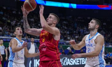 Μουντομπάσκετ: Ηττήθηκε η Εθνική Ελλάδας από το Μαυροβούνιο